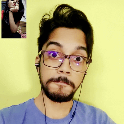 video chat time with loved one